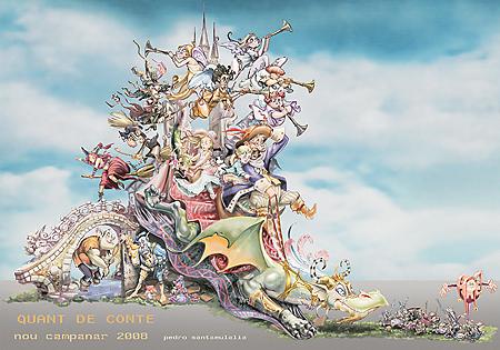 Falla Gran Nou Campanar 2008